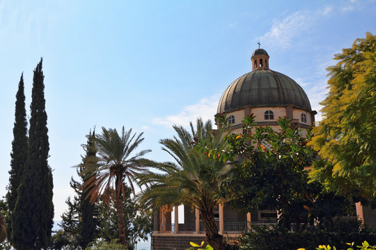 Basilica On Mount Of Beatitudes