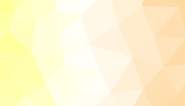 Yellow Polygon, Abstract Background, Vector