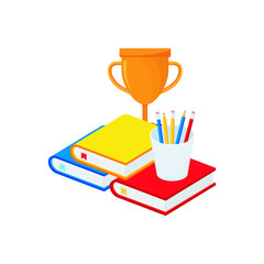 Education vector icon. vector concept. isolated in white background. suitable for education vector sign , symbol or web, mobile and logo