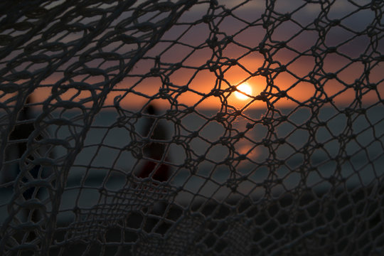Atardecer tramado