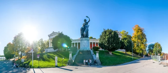 Panorama, Mutter Bavaria, Theresienwiese, München, Deutschland  © Sina Ettmer