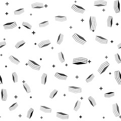 Black Books icon isolated seamless pattern on white background. Vector Illustration