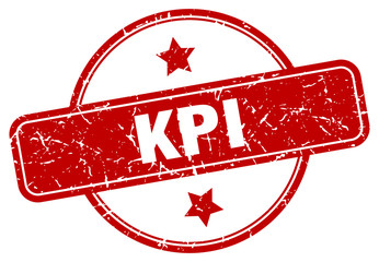 kpi stamp. kpi round vintage grunge sign. kpi