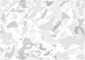 Fototapeta na wymiar Abstract irregular grey curvy shapes texture background. Vector illustration.