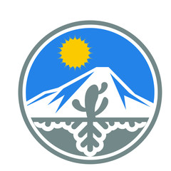 mount abstract icon logo design