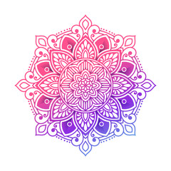 Gradient Mandala Design