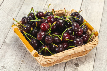 Ripe sweet tasty cherry  berry