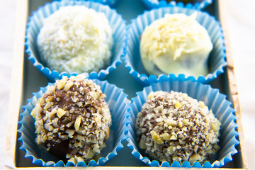 Various Chocolates in the paper
