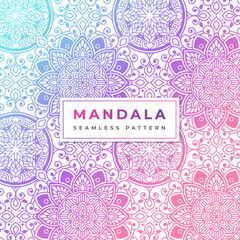 Gradient Mandala Design