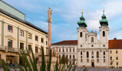 Obraz premium Cathedral of Gyor, Hungary