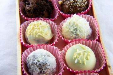 Various Chocolates in the paper