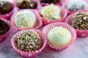 Various Chocolates in the paper
