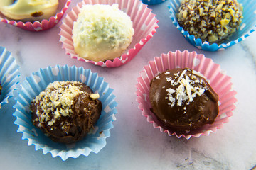 Various Chocolates in the paper