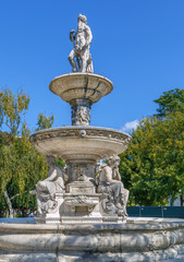 Obraz premium Danubius fountain, Budapest, Hungary