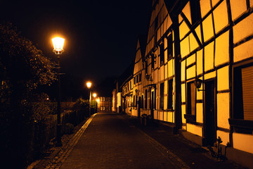 famous old town of westerholt - germany