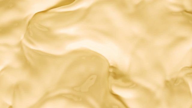 Super Slow Motion Shot of Swirling Yellow Milky Wortex at 1000fps.