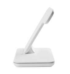 Wireless charger isolated on white. Modern technology