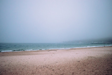 Fototapeta premium Sea landscape with sandy shore