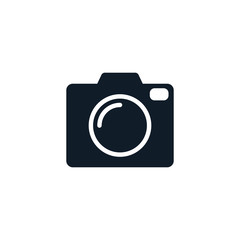 Camera icon vector logo illustration