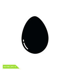 Egg icon vector logo template