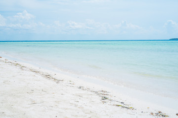 Close-up of beach in Cuba