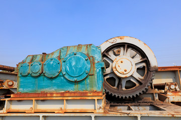 transition carriage in a shipyard, Luannan County, Hebei Province, China