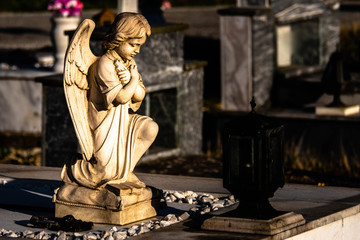 Angel Cherub Grave.