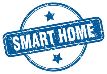 smart home stamp. smart home round vintage grunge sign. smart home