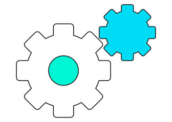 Icon for automation or settings concept - vector