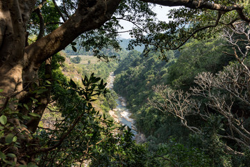 A view of Araku Valley and Gosthani River