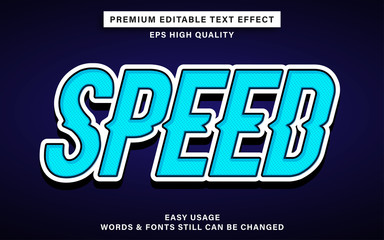 Speed text effect