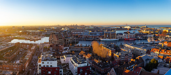 Dunkerque vu du beffroi  © Philippe Sénicourt