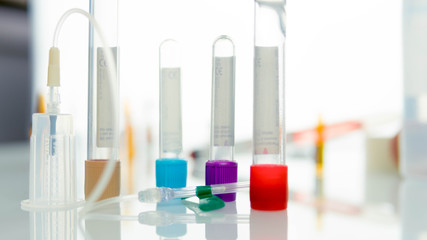 Tubos análisis con vacutainer
