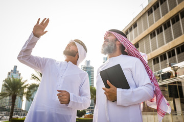 Businessmen in Dubai
