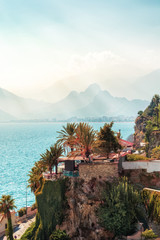 Fototapeta premium Old town Kaleici in Antalya, Turkey - travel background