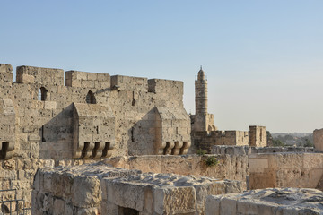 Jerusalem, the walls of the Old City.