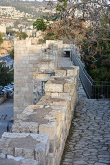 Jerusalem, the walls of the Old City.