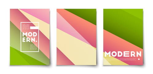 Minimal abstract geometric color lines background