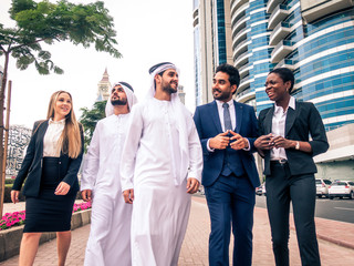 Group of businessmen in Dubai