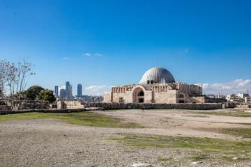 Obraz premium Temple of Hercules in Amman Citadel, Amman, Jordan