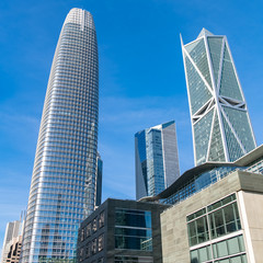 San Francisco, downtown, view of modern skyline 