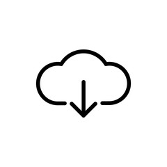 Download vector icon, install symbol. Modern, flat illustration for web site or mobile app isolated on the white background