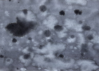 Ink background. Abstract ink background. Monochrome. Hand drawn ink texture. 