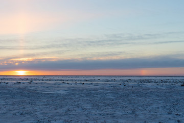 Sundog in the Arctic