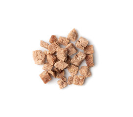 Dry Chopped Meat for Ramen Noodles Top View