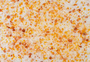 Aromatic Colorful Spa Bath Salts Texture Background