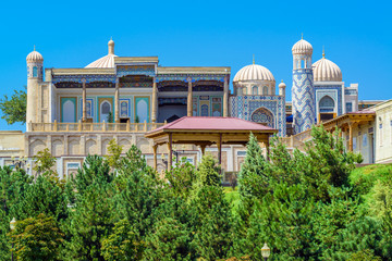Hazrat Khizr Mosque, famous landmark, Samarkand, Uzbekistan