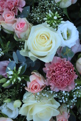 Pink and white flower arrangement