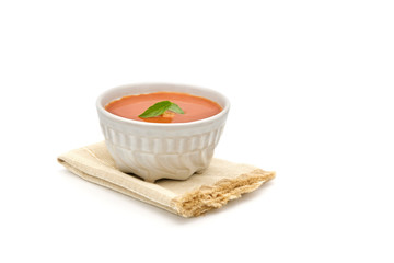 Tomato Basil Soup Fancy