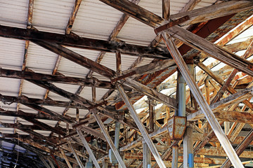 House wooden structure